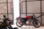 AJS Cadwell 125cc retro motorcycle cafe racer style bike